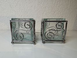 2 Teelichthalter
