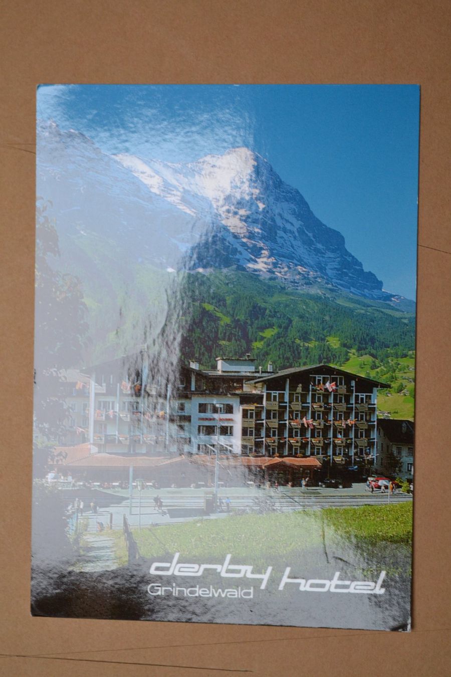 Cartoline postali: AK Grindelwald Derby-Hotel BE – Usato da Beinwil am See venduto da kajak55