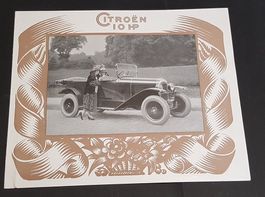 Altes original Citroen Prospekt, brochure – 10 HP Serie Luxe