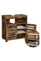 Waschtischunterschrank Holz Vintage Badmöbel Top Zustand!