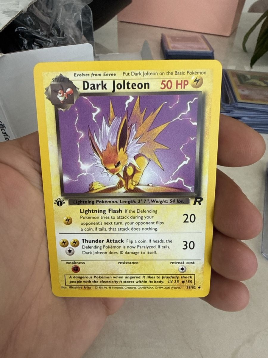 Pokémon Carte collezionabili: Pokémon 1. Esition Dark Jolteon – Usato da Geroldswil venduto da Marseille11