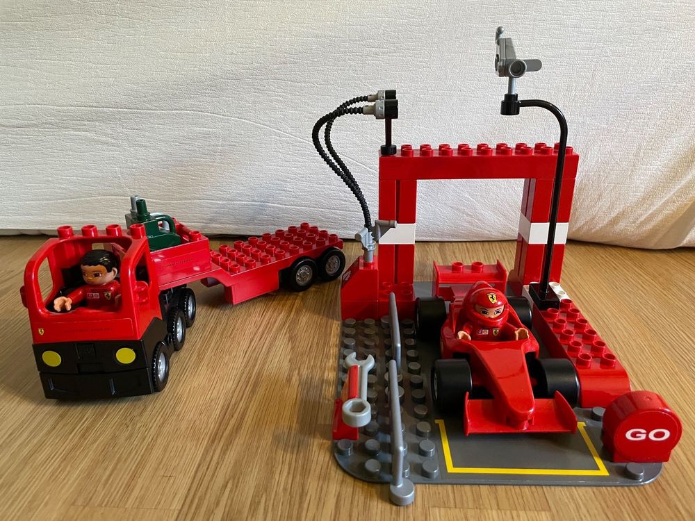 defect winter Schande Lego Duplo Ferrari Pitstop 4694 | Kaufen auf Ricardo