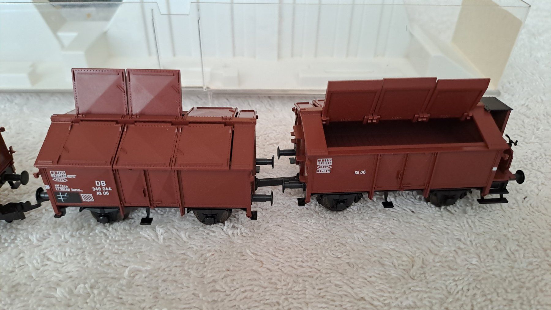 Fleischmann Modelleisenbahnen: Fleischmann 5834-92 DB 3 Güterwagen H0 GL/1 – Gebraucht aus Winterthur von Riebeli333 1