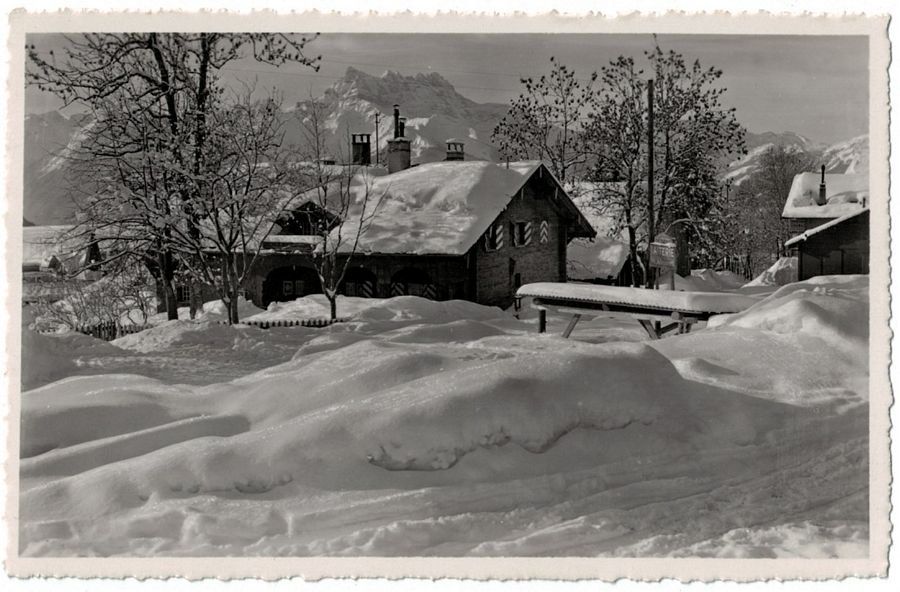 Cartoline postali: La Cure avec Dents du Midi, datée 1942 – Usato da Frauenfeld venduto da POML