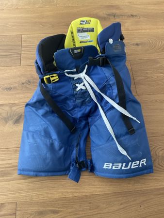 Bauer Supreme 3S Pro Eishockeyhose blau Grösse L Junior