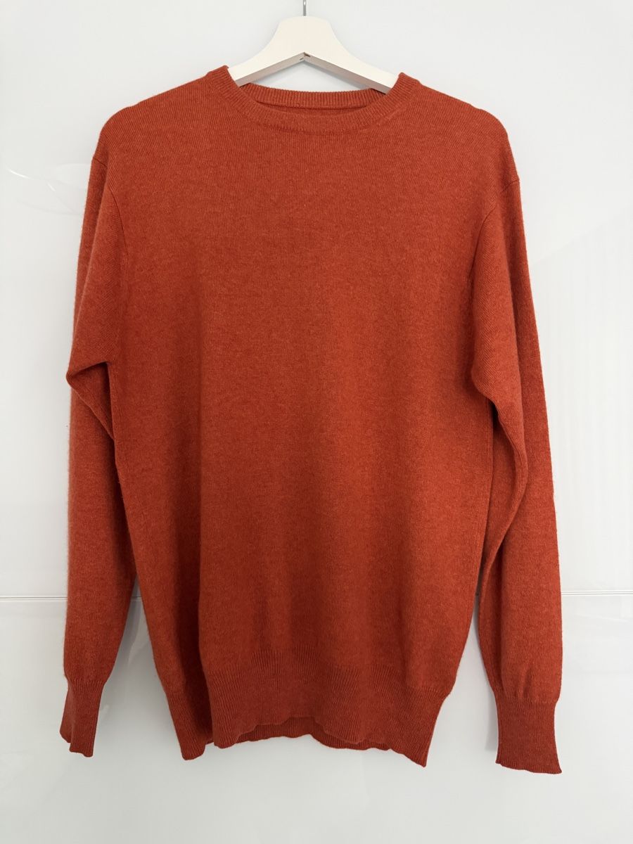 Maglioni & Felpe: 100% Kaschmirpullover in ziegelsteinrot – Usato da Grenchen venduto da servet.t