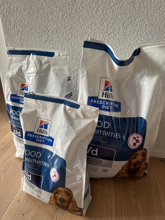 Hills Food Sensitivities z/d ca. 18 kg Hund (Gebraucht) in Döttingen ...