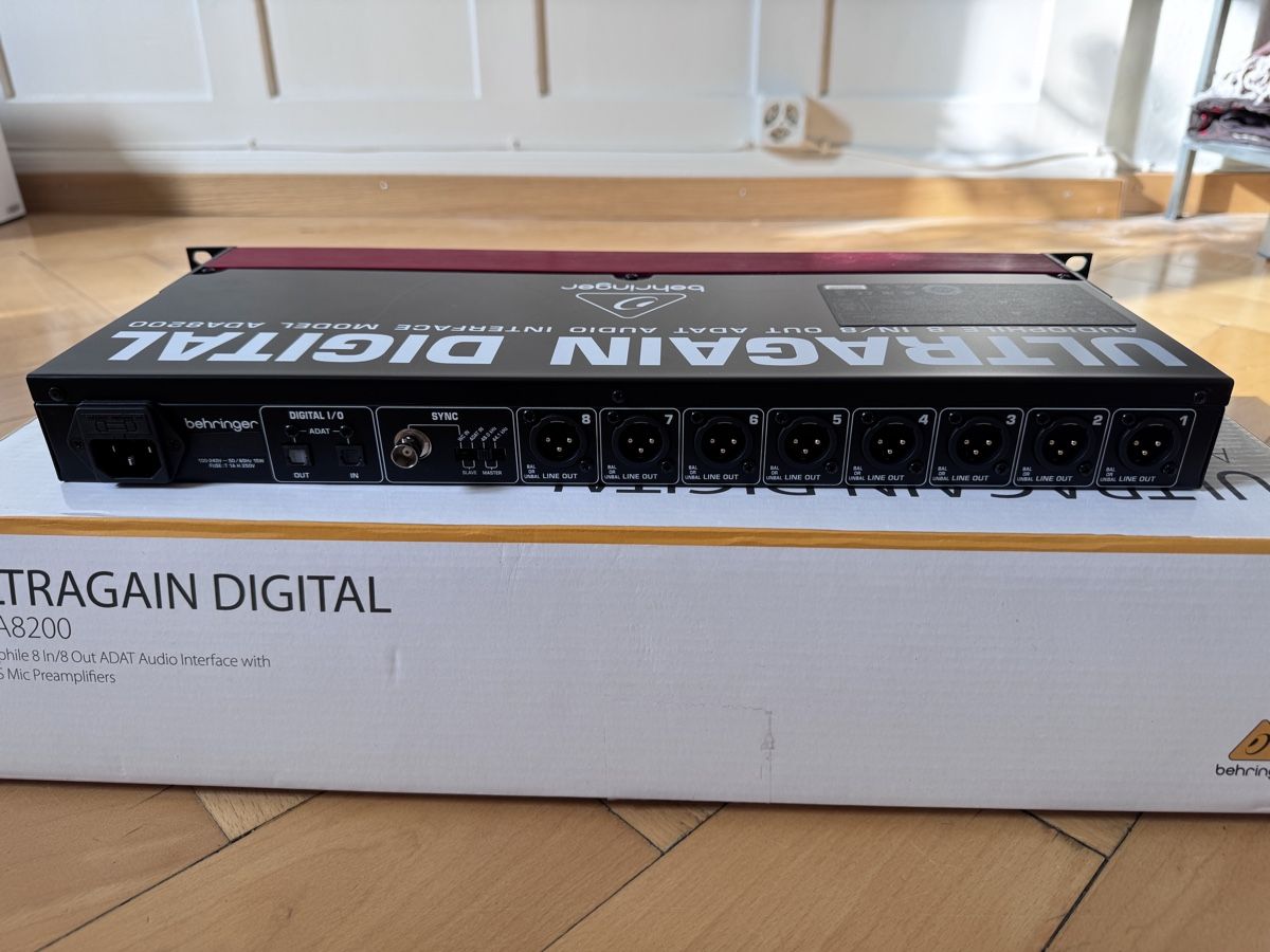 Behringer Konverter: Behringer Ultragain Digital ADA8200 – Gebraucht aus Zürich von mateonen 1