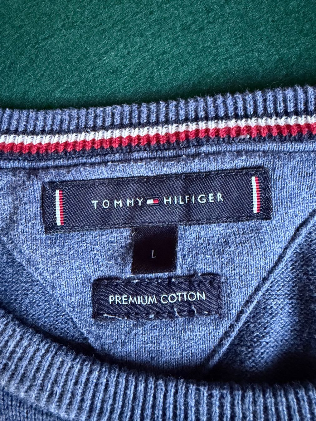 Tommy Hilfiger Pullover & Sweatshirts: TOMMY HILFIGER Pullover  Premium Cotton Größe: L – Gebraucht aus Interlaken von Bona55 4