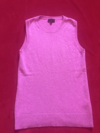 J.Crew Kaschmir Weste pink Grösse M mit kleiner Stelle