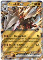 Excadrill - seltene englische Pokémon Hologrammkarte