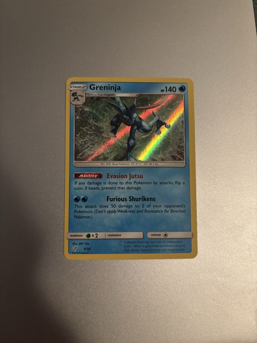 Pokémon Carte collezionabili: Greninja Detective Pikachu - Mint Condition - 2019 – Nuovo (secondo la descrizione) da Bellinzona venduto da Cook_