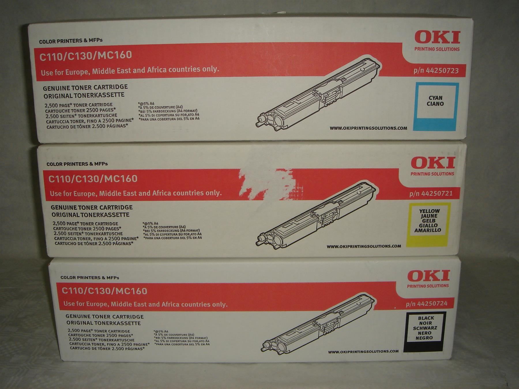 Oki Cartucce per stampanti & toner: Toner OKI C110 C130 MC160 – Nuovo e nell'imballaggio originale da Lommiswil venduto da Upa