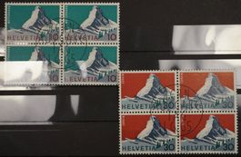 CH - Werbemarken - SBK Nr. 433 + 434 - Viererblock Erstag