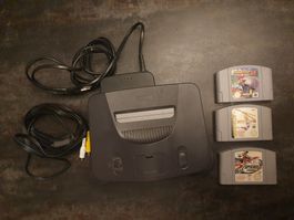 Nintendo 64 Konsole mit Mario Kart & mehr Games