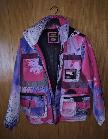 Pull&Bear Jacke, Gr. L, Pink/Lila, Winterjacke, Neuwertig