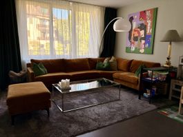 SOFACOMPANY ASTHA Ecksofa 300×205 cm – Moss Rust