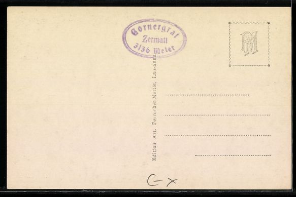 Cartoline postali: AK Gornergrat, La Gare, Bahnhof – Usato da Berlin venduto da bartko-reher 1