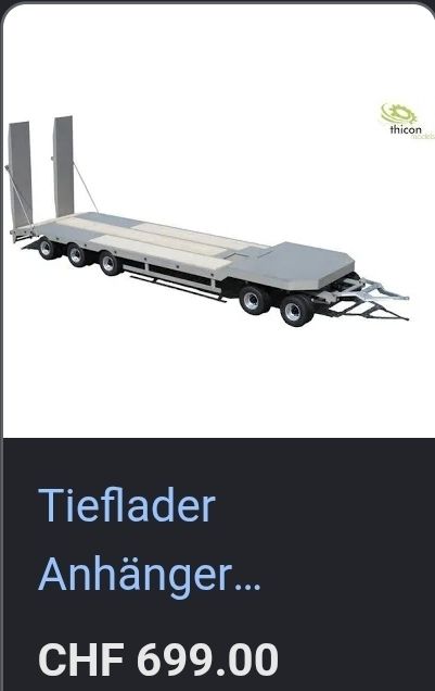 Modellismo RC: Ticon Tieflader – Usato da Chur venduto da lilifuz 1