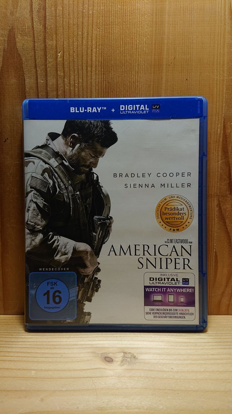 Tutti i DVDs: AMERICAN SNIPER Blu-Ray mit Bradley Cooper – Usato da Wilderswil venduto da Exebub