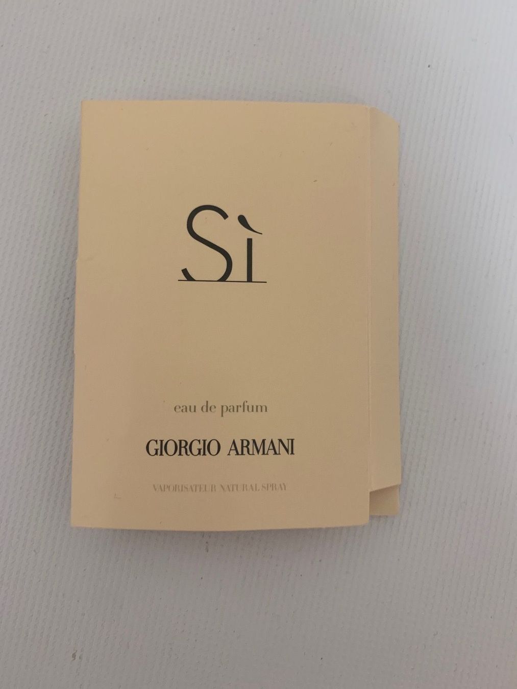 Armani Parfum & Eau de Toilette: Si Armani Probe – Neu (gemäss Beschreibung) aus Bremgarten AG von vakavaka