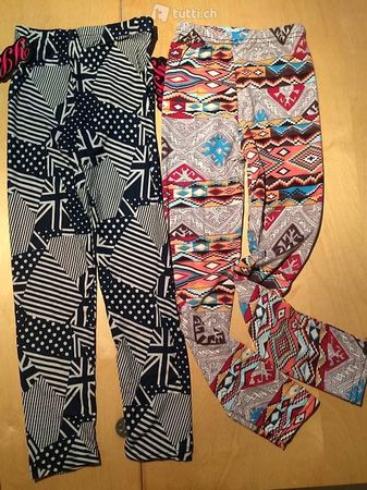 NEU Gr. 116 / 122 2x lange Leggings / Sporthose
