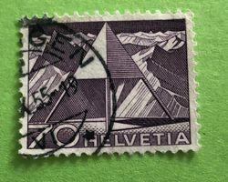 Nr.308 mit Stempel Triangulationspunkt Technik und Landschaf