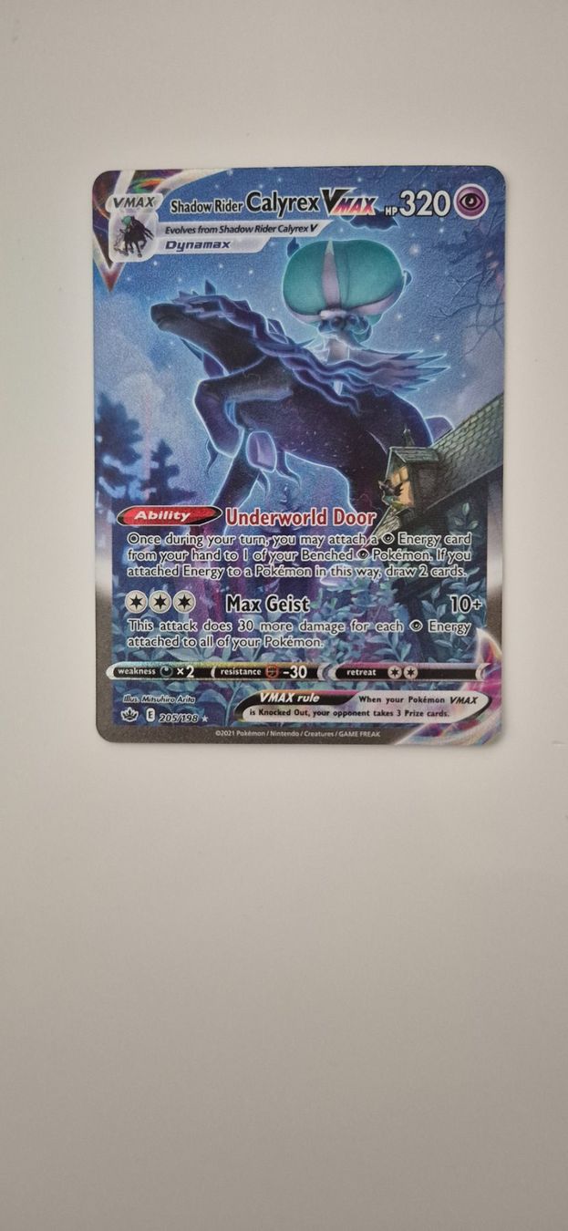 Pokémon Cartes à collectionner: Shadow rider Calyrex Vmax – D'occasion à Lausanne par malimar3