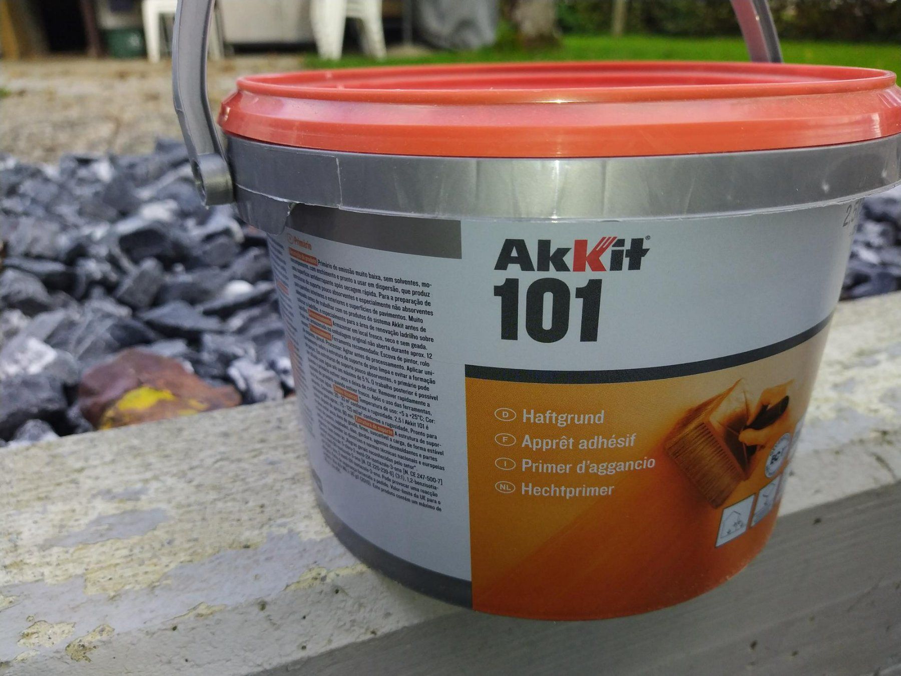 Cartoline postali: Akkit 101 Haftgrund 2,5 l – Nuovo e nell'imballaggio originale da Boswil venduto da yceman69