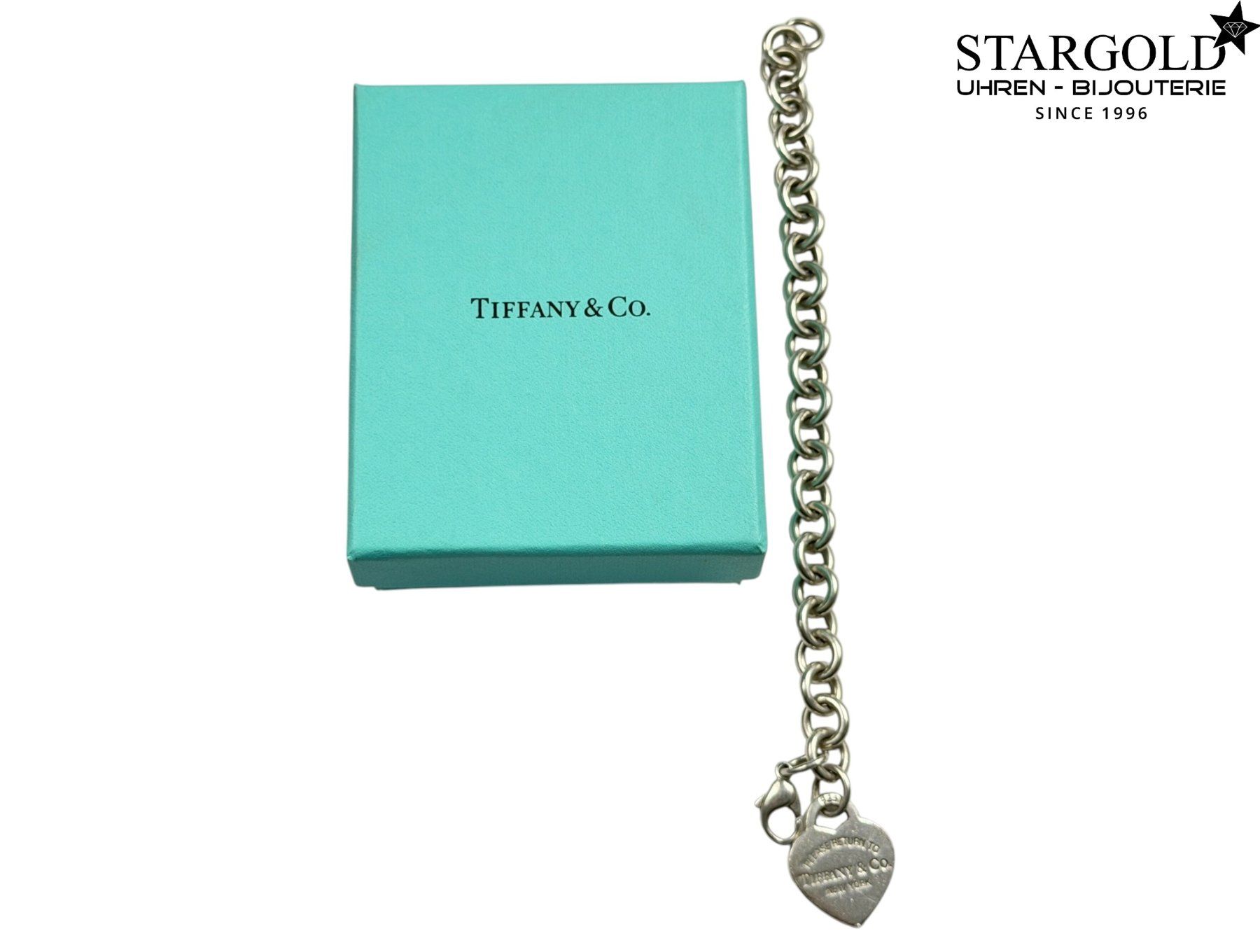 Bracciali & Braccialetti: Tiffany & Co. Silber Herz Armband – Usato da Zürich venduto da Stargold-Uhren 2