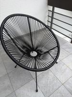 2x Schwarze Acapulco Stühle / Balkonstühle / Loungesessel