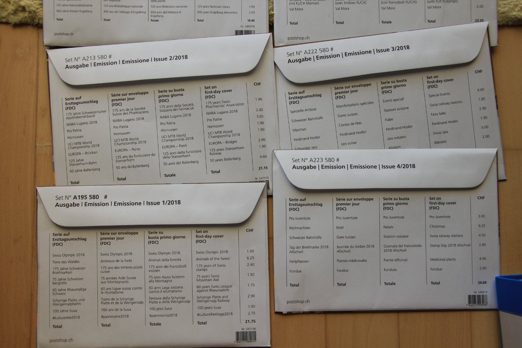 Tutti i francobolli: FDC2 Originalverpackt – Usato da Schlieren venduto da Sternstunde2 3