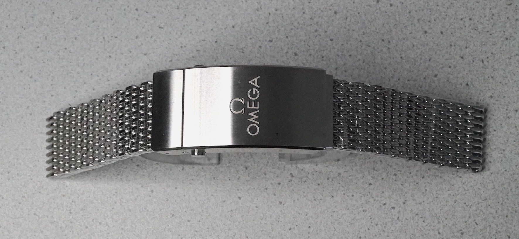 Omega Bracciali & Braccialetti: Omega 1380 Mesh mit Push Schliesse 94522023 – Nuovo (secondo la descrizione) da Bern venduto da Swisschrono 4