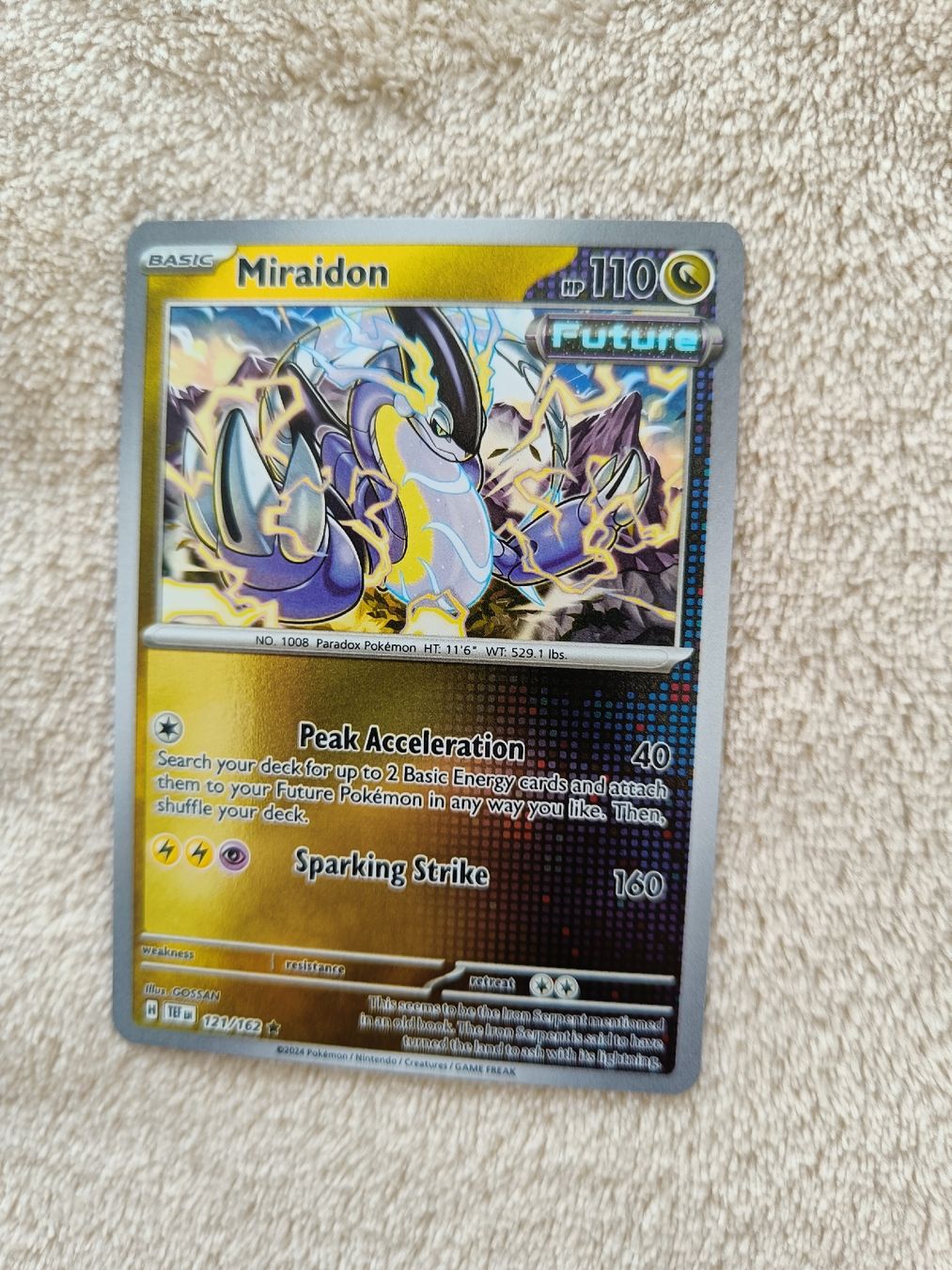 Pokémon Carte collezionabili: Temporal Forces Miraidon Reverse Holo – Nuovo (secondo la descrizione) da Rorschach venduto da Laboumedeluxe