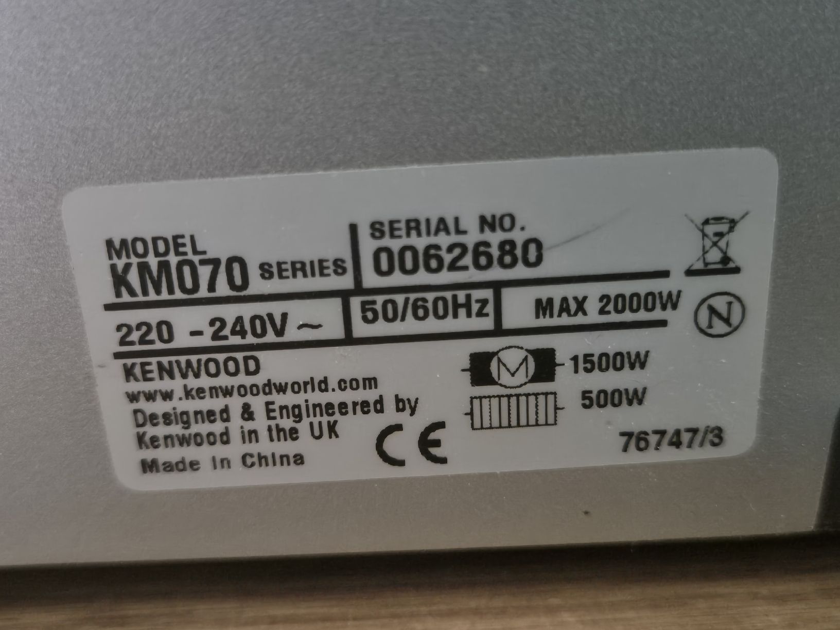 Kenwood Küchengeräte: Kenwood Cooking Chef Major – Gebraucht aus Elgg von wow. 6