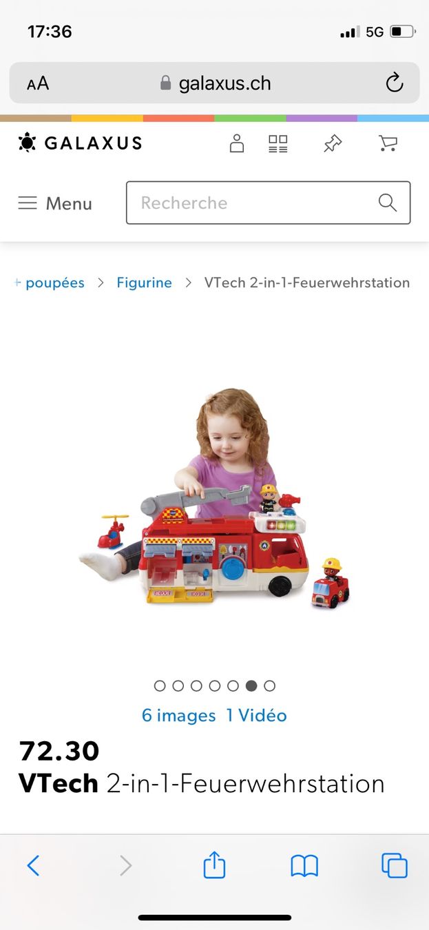Vtech Giocattoli: VTech 2-in-1-Feuerwehrstation- new – Nuovo (secondo la descrizione) da Bellevue venduto da utilisatratice 8