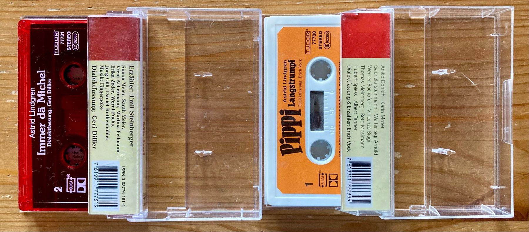 Musicassette: 2x Astrid Lindgren: Pippi Langstrumpf / Immer dä Michel – Usato da Zürich venduto da Djmotionch 1