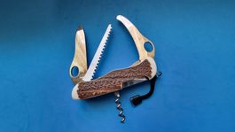 VICTORINOX HUNTER MIT HIRSCHHORNSCHALEN JAGDMESSER NEU!