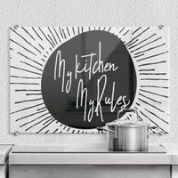 Spritzschutz My kitchen... 100x70cm (neu, UVP 145.00 Fr.)