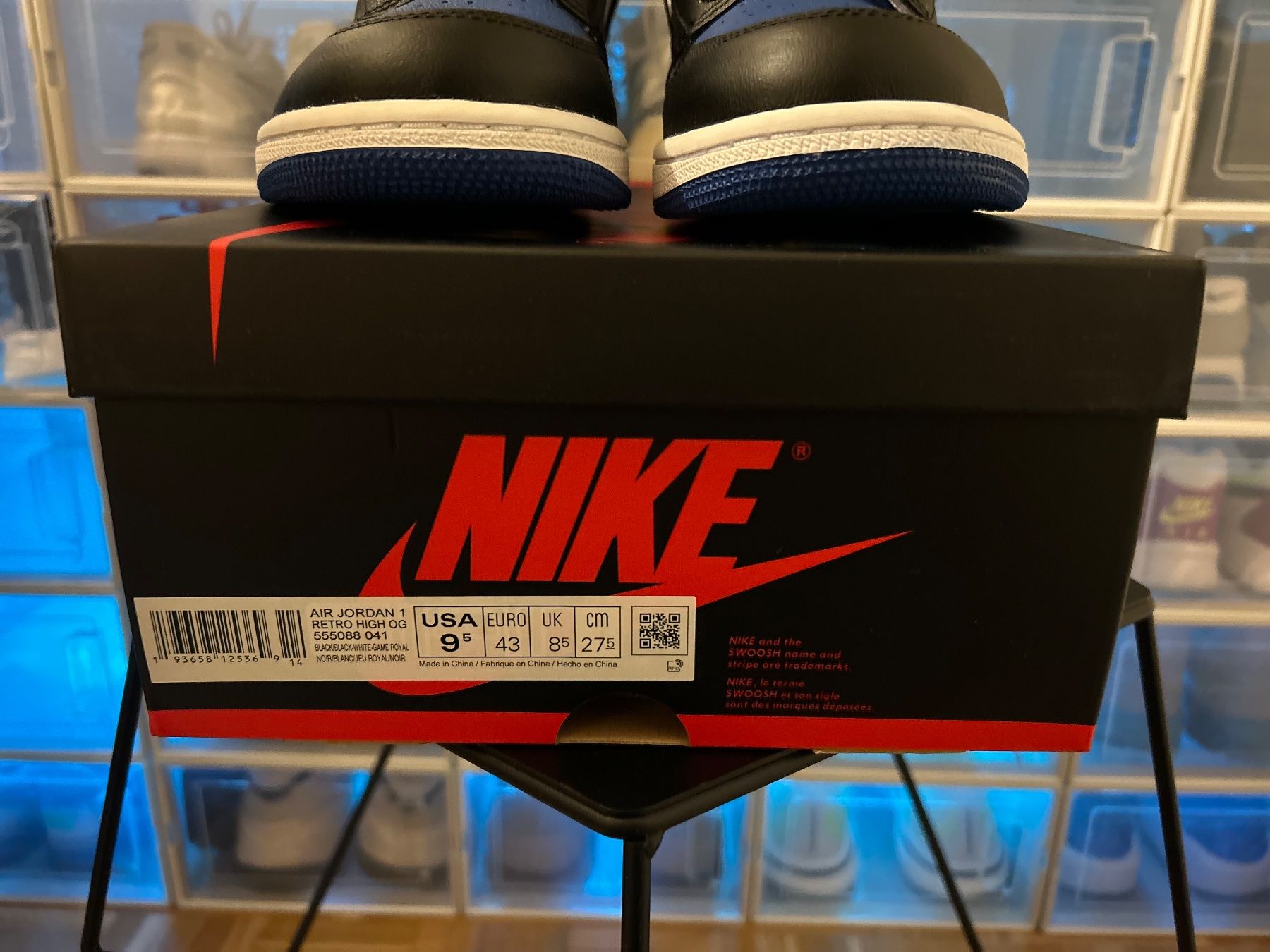 Jordan Scarpe da uomo: Jordan 1 Retro Royal Toe EU 43 – Nuovo e nell'imballaggio originale da Sion venduto da UntilWeRaise 5