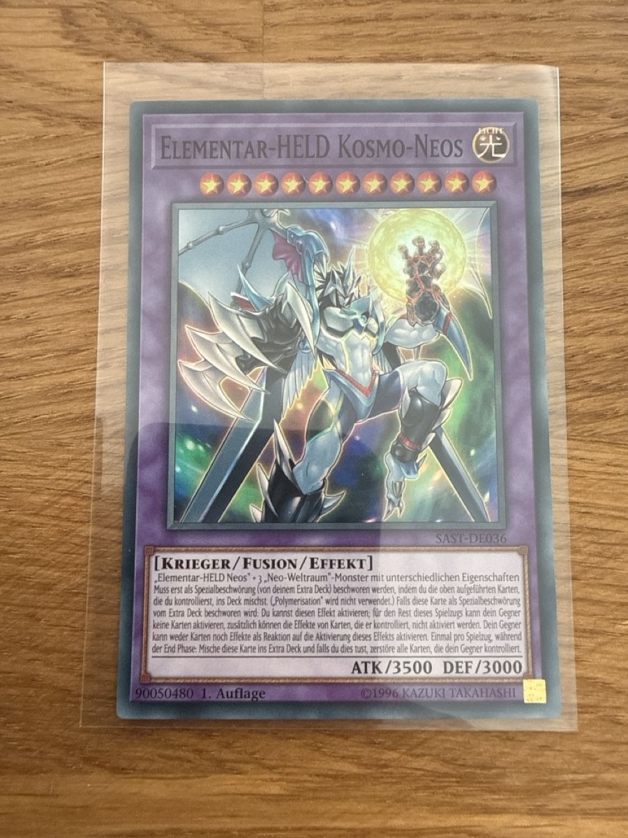 Yugioh Sammelbilder & Trading cards: Elementar-Held Kosmo-Neos SAST-DE036 – Gebraucht aus Amriswil von sim_nlb6