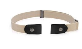 NEUER Stretchgürtel beige-schwarz 80-120cm - 222475
