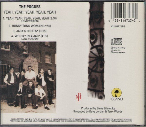 CD: CD The Pogues - Yeah yeah yeah EP (1988, US) – Usato da Möriken AG venduto da mineralia 1
