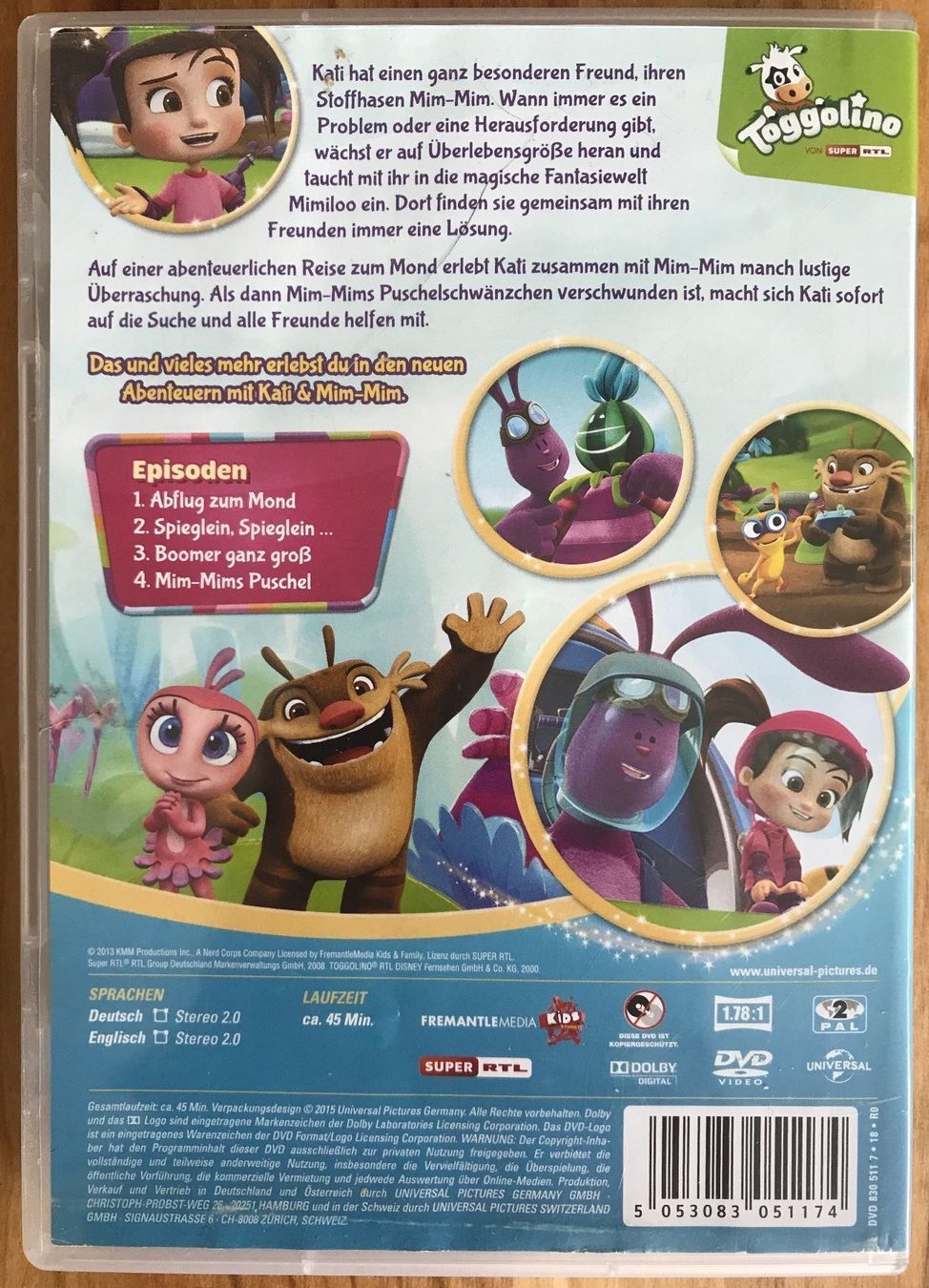 Tutti i DVDs: 6 x DVD für Kinder – Usato da Eglisau venduto da felix_ch 1