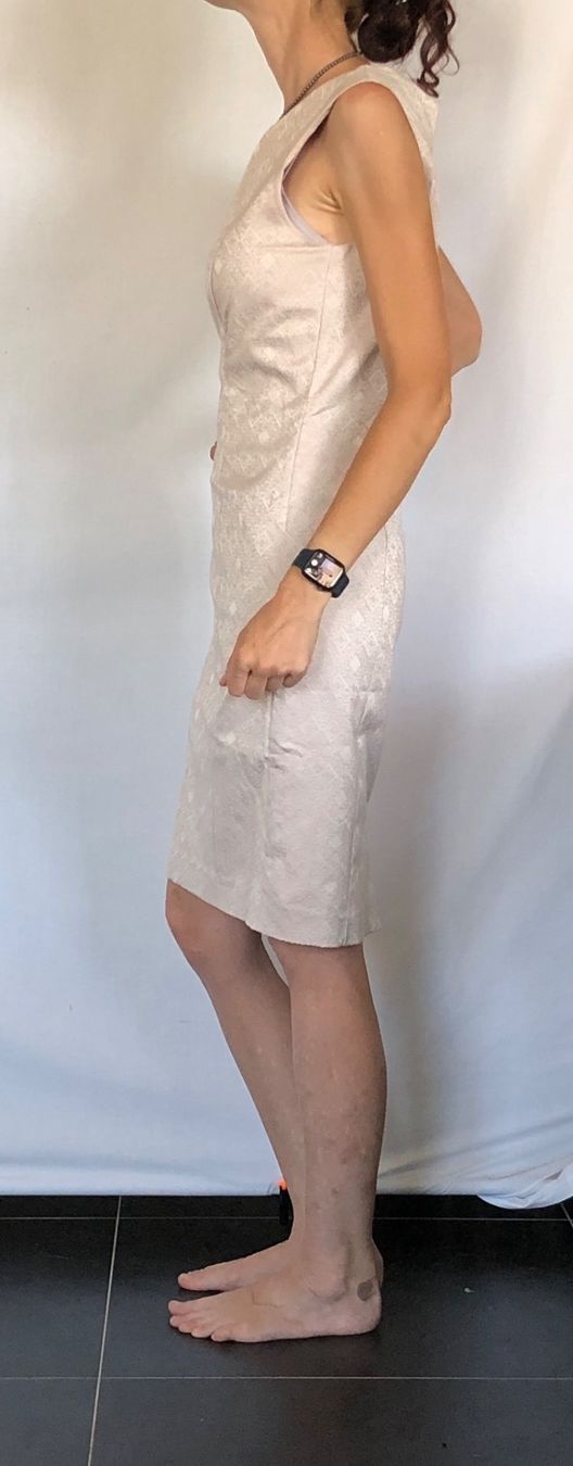 H&M Vestiti: Robe sans manches rose pâle texturée H&M 42 neuve – Nuovo e nell'imballaggio originale da Coppet venduto da Vanessamode 7