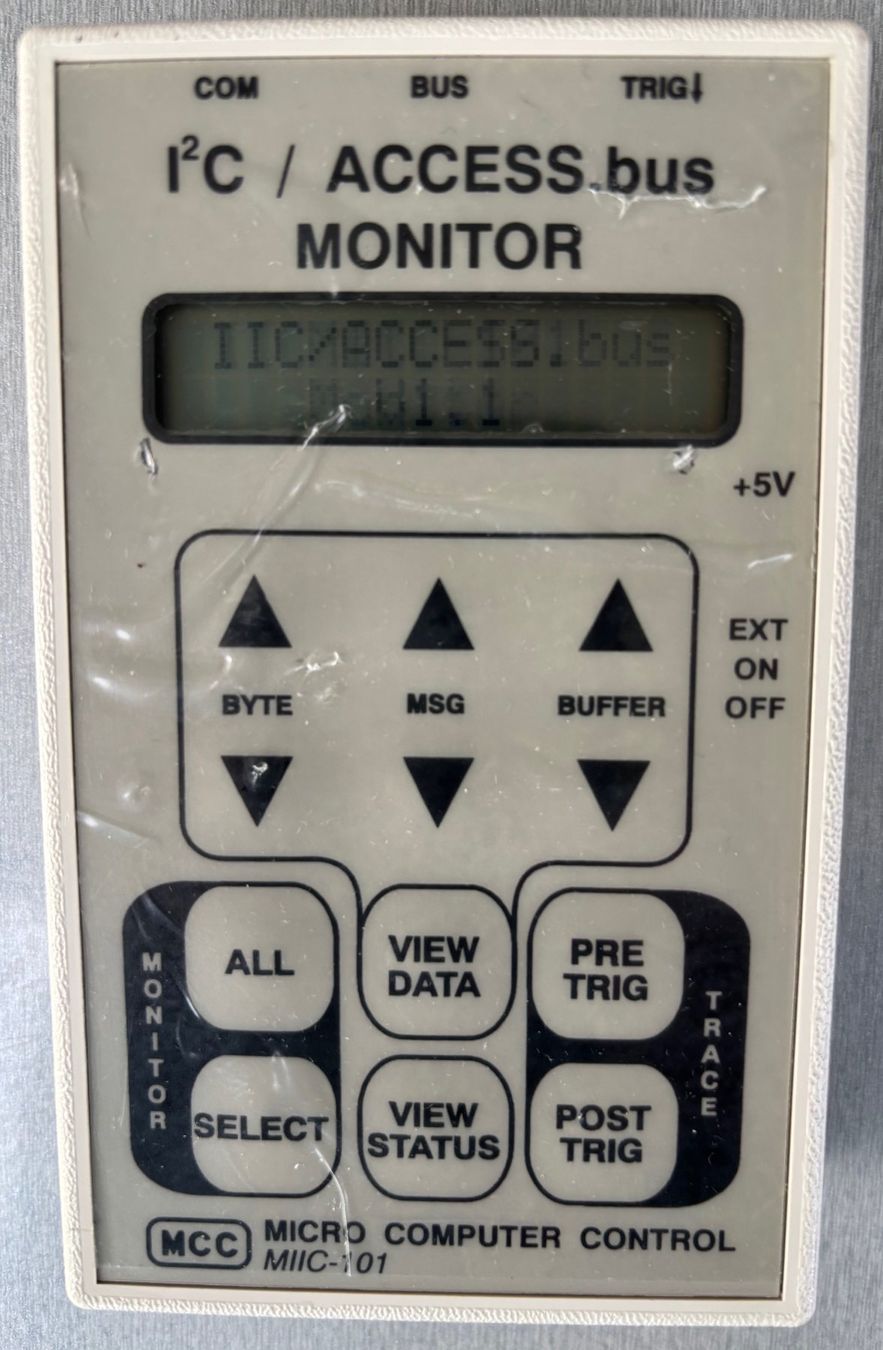 Misurare: I2C Access Bus Monitor Control - MIIC-101 – Usato da Bassersdorf venduto da Antaris01