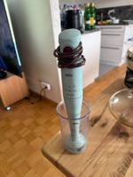 Stabmixer Braun 300 Watt Mintgrün funktionstüchtig