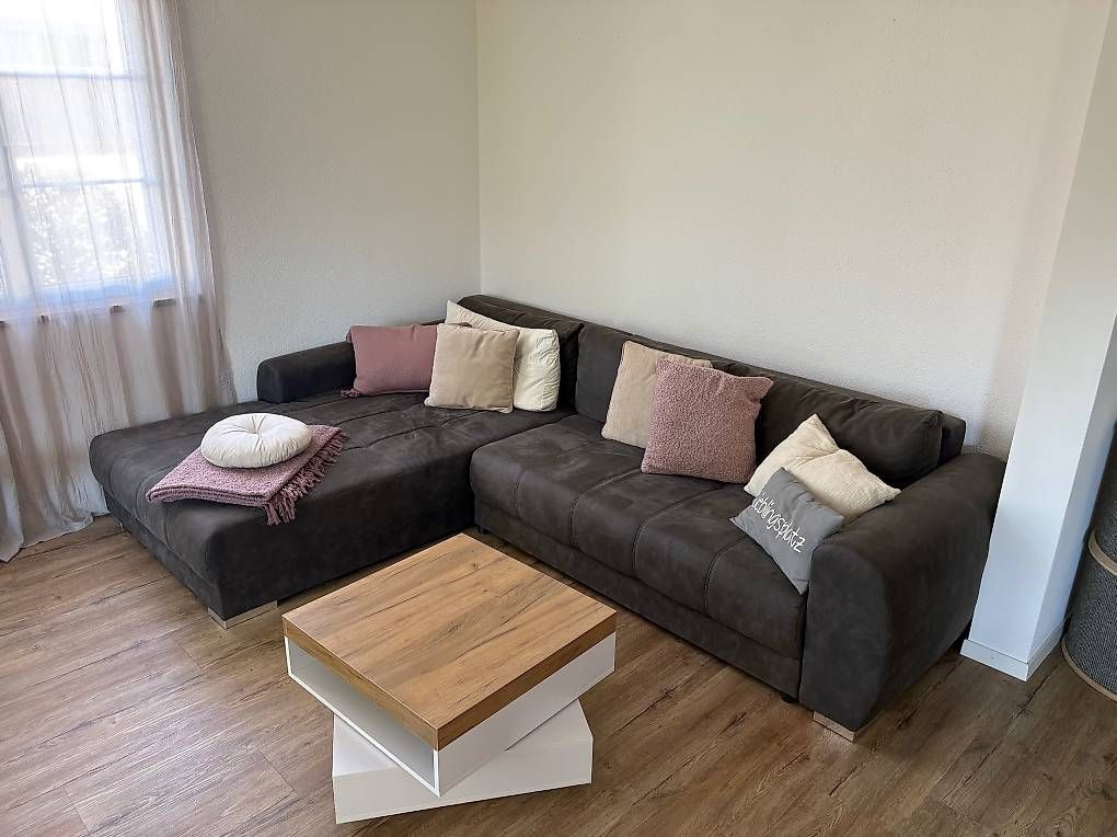 Sofas: Ecksofa mit Bettfunktion, Alcantara Style – Gebraucht aus Wangen SZ von timbales
