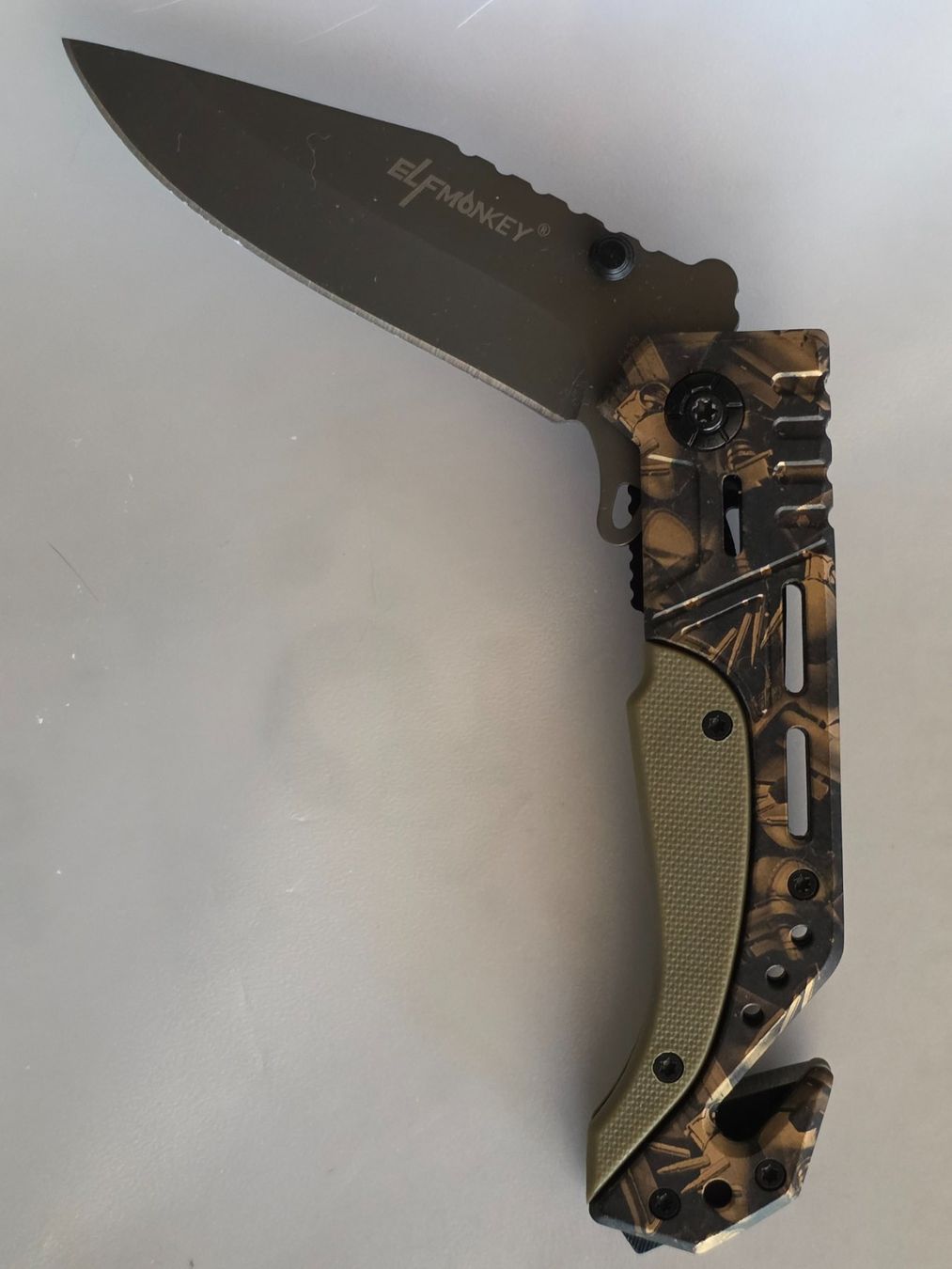 Coltelli tascabile: Neues Klappmesser " Elf Monkey " Survival Outdoor Messer – Nuovo (secondo la descrizione) da Nyon venduto da freetoys08