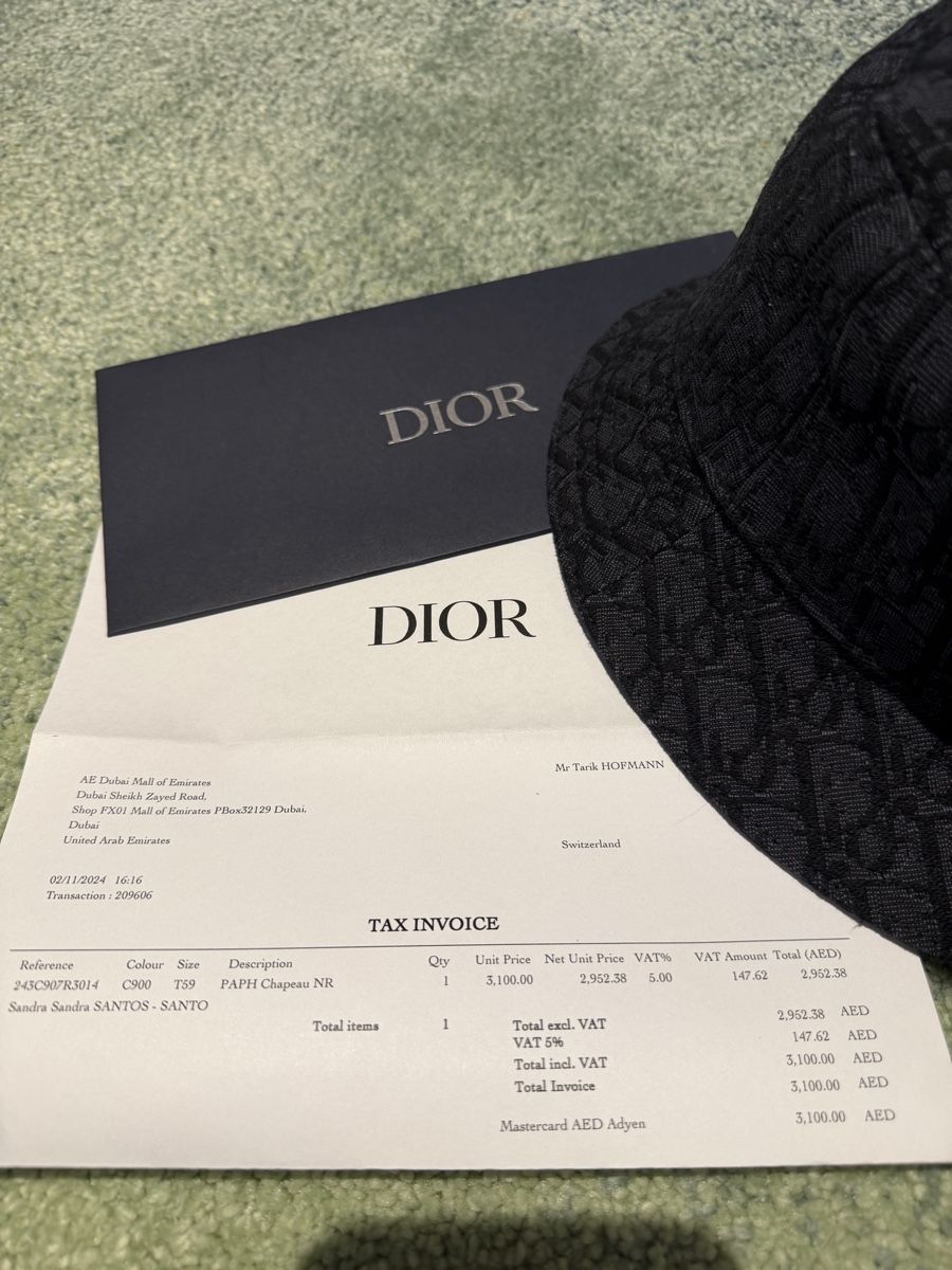 Dior Copricapi, berretti & cappellini: DIOR OBLIQUE BUCKET HAT ORIGINAL – Nuovo (secondo la descrizione) da Hinwil venduto da CozyBree 5